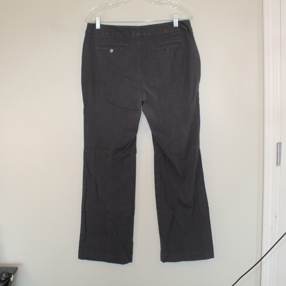 Gap Dark Grey Aubrey Stretch Wide Legged Business Pants — Size 10R - Picture 5 of 11